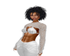 TEF WHITE LACE  TOP