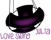 *J* Ani Purple Love Seat