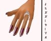 Dainty Purple Pink Nails