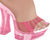pink transparent shoes