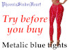 Metalic red tights