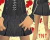 Midnight Pinstripe Skirt