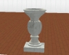 white mable vase