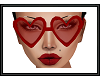 {G} Red Heart Glasses