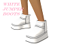 white jumper boots