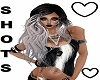 Bridie blk/whte skunk