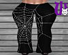 Spider Web Pants black