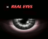 gray real eyes