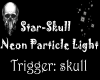 Star-Skull Neon Particle