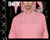 F  Pink Bunny Hoodie