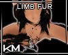 +KM+ Limb Fur Black