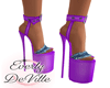 Hue Purple Heels