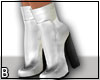 White Leather Ankle Boot