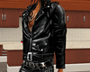 [i] Black leather jacket