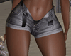 Grey Sexy Denim Shorts