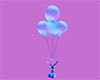 Blue Hearts Balloons