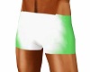 SL Green Fur Shorts