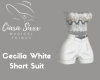 Cecilia White Short Suit