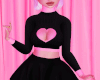 Knit Shirt + Skirt Pinku