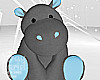 Kids Blue & Grey Hippo