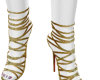 Strap Heels Gold