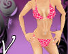 hot pink leopard bikini