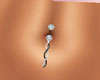 [J] Blk Dia belly ring