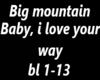 Baby, I love Your Way