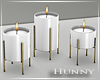 H. Candles Centerpiece