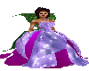 Purple Rose Queen Dress