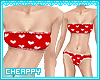 V-Day Red Swimwear