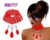 HB777 DP Necklace Red
