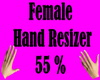 Female Hand Resizer 55%