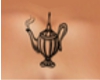 Aladdin's lamp chest tat