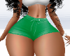 FEM |Green Chucky Shorts
