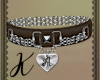 Chained brown A collar