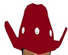 burgandy cowboy hat