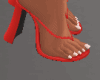 Mia Red Sandals