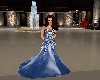 BlueSilver Ballroom Gown