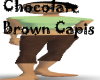 Chocolate Brown Capris