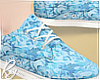 Blue Floral Shoes