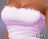 Mel-Lilac Strapless Top