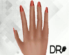 DR- Oriental orange nail
