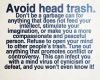 head trash quote