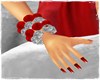 *P* Red-Silver Bracelets