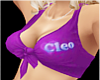 "Cleo" Purple Summer Top