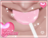 ! F. Pink candy lollipop