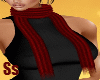 RED FALL SCARF SS
