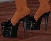 [MS]Black PVC Heels