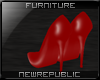 [NR]Furniture Pumps Red